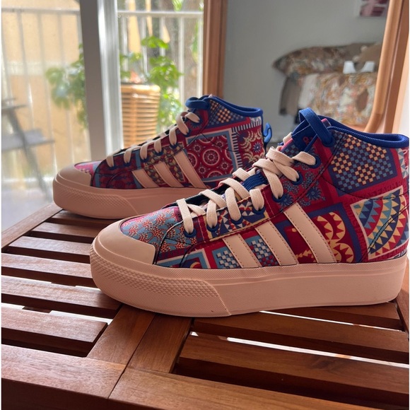 NWT ADIDAS X FARM RIO BRAVADA 2.0 PLATFORM MID SHOES, Women’s Size US 8 - Picture 6 of 7